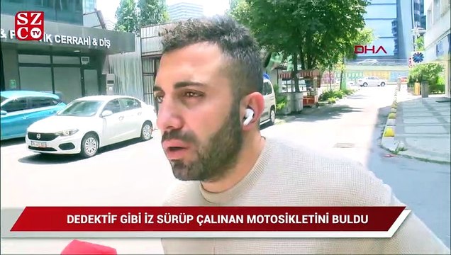 Sağlık çalışanı dedektif gibi iz sürüp çalınan motosikletini buldu