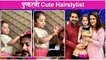 Felisha Turns Hair Stylist for Father Pushkar Jog | पुष्करची Cute Hairstylist