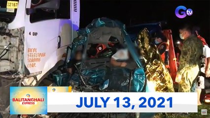 Balitanghali Express: July 13, 2021 [HD]