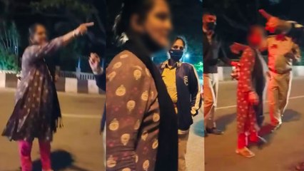 ಕುಡಿದು ರೊಡ್ನಲ್ಲಿ ಕೂಗಾಡಿದ ಮಹಿಳೆ!! | UB City | Lady Misbehaved with Cops