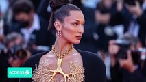 Bella Hadid Goes Topless wLung Necklace At 2021 Cannes Film Festival