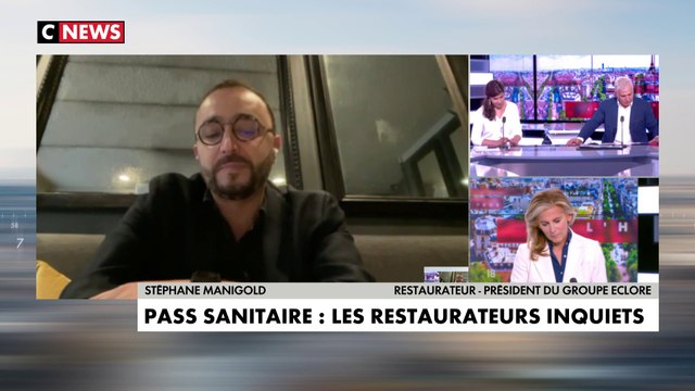 Extension du pass sanitaire : le restaurateur Stéphane Manigold évoque les difficultés de se vacciner d'ici début août pour les salariés, dans #HDP1