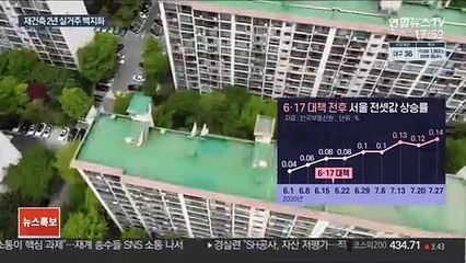 '재건축 2년 실거주' 백지화…"갭투자 늘 수도"