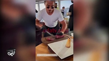 Nusret şovunu bu kez hangi ülkede yaptı