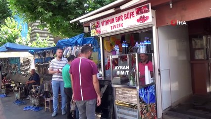 Aşırı sıcak havada limonata ve meyan kökü şerbetine yoğun talep