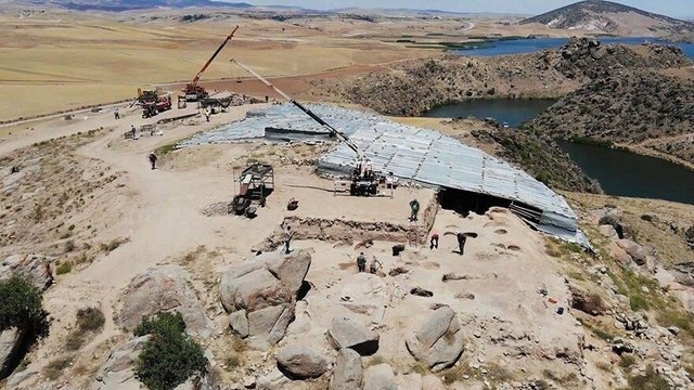 Kırıkkale’de 3 bin kişilik törenlerin yapıldığı saray bulundu