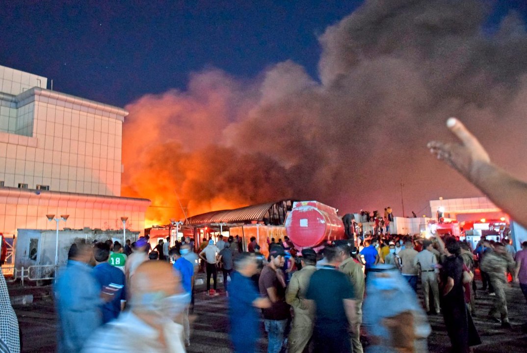 83 Tote bei Großbrand in irakischer Corona-Station