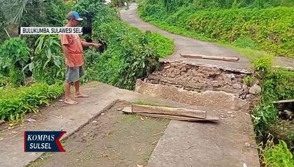 Download Video: Jembatan Rusak Terdampak Banjir Belum Diperbaiki, Akses Jalan Warga Sejumlah Desa Terganggu