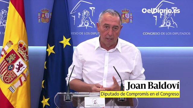 Joan Baldoví (Compromís), sobre la crisis de Gobierno: ¿Obedece a los intereses del país o del PSOE?