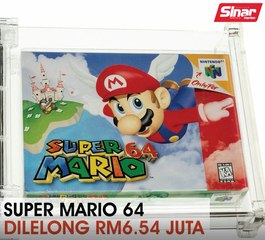 Super Mario 64 dilelong RM6.54 juta