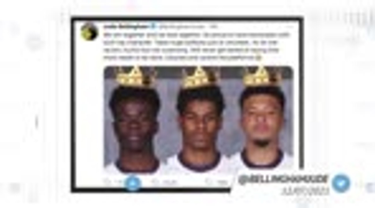 England players unite after racist backlash