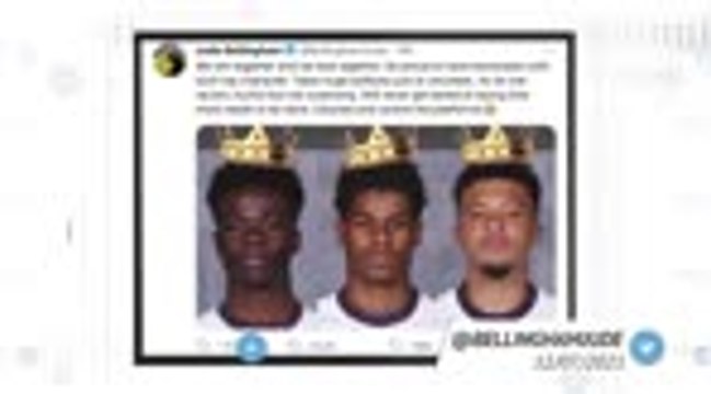 England players unite after racist backlash