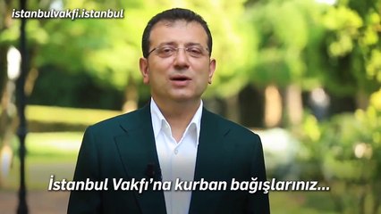 İmamoğlu'ndan kurban bağışı çağrısı