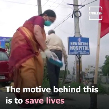 Old Couple In Hyderabad Spend Their Pension To Fill Potholes