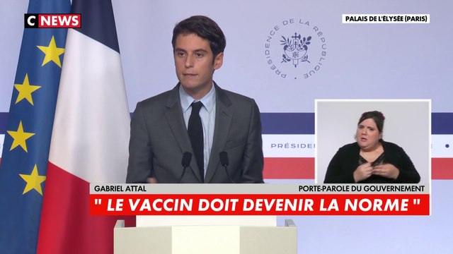 «Le pass sanitaire s'appliquera bien aux enfants à partir de 12 ans (...) Pour autant, nous sommes pragmatiques (...) Il est hors de question de leur imposer à eux et à leurs familles un été infernal», précise le porte-parole du gouvernement Gabriel Attal