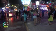 Aumentan las fiestas callejeras y turistas abarrotan playas en plena tercera ola