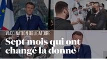 Comment Emmanuel Macron a changé son discours sur la vaccination obligatoire