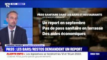 Pass sanitaire: les bars et restaurants demandent un report à septembre