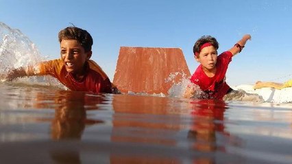 HARRANLI ÇOCUKLARIN YENİ YARIŞ PARKURU HEYECANI