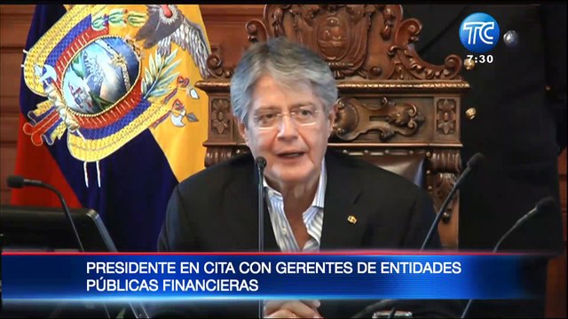 Presidente se reunió con gerentes de entidades públicas financieras