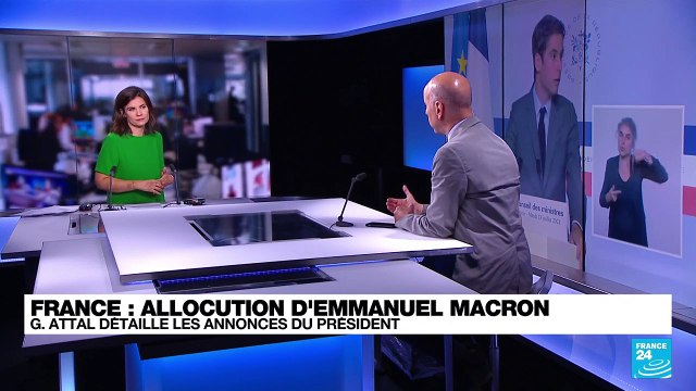 Allocution d'Emmanuel Macron : Gabriel Attal détaille les annonces du président