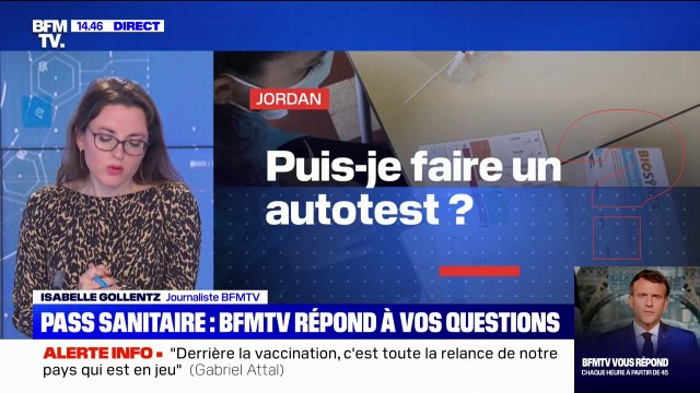 Pass sanitaire: l'autotest suffit-il ? BFMTV répond à vos questions