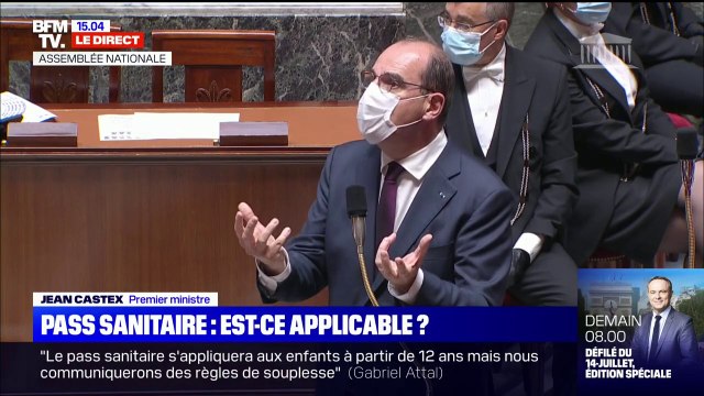 Jean Castex: Nous continuons à privilégier l'incitation mais nous devons prendre nos responsabilités