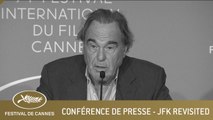 JFK REVISITED : THROUGH THE LOOKING GLASS - CONFERENCE DE PRESSE - CANNES 2021 - VF