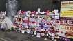 Euro 2020 - People are continuing to leave messages of support and solidarity at the vandalised mural of Marcus Rashford