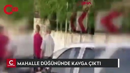 Mahalle düğününde kavga çıktı, jandarma uyarı ateşiyle sonlandırdı