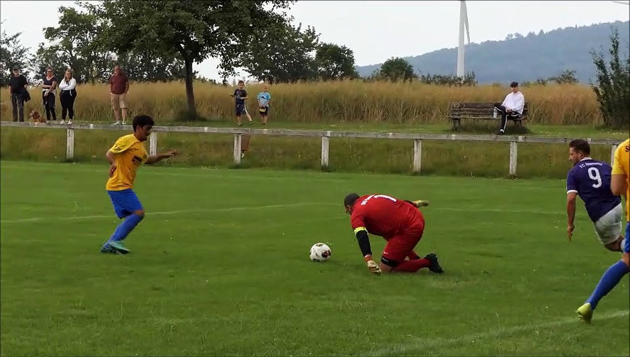 Zusammenstellung einiger Paraden von Moses Ojugo gegen Niemetal