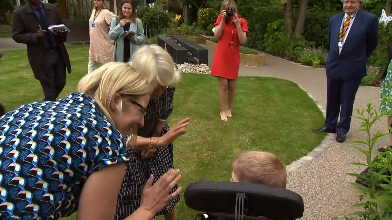 Camilla visits Helen & Douglas House hospice