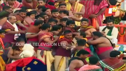 Watch - Lord Sudarshan Being Taken To Adapa Mandap From Chariot