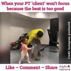 When your PT 'client’ won’t focus because the beat is too good