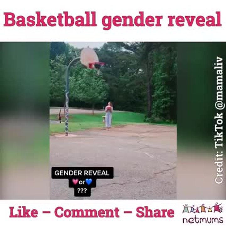 Basketball gender reveal
