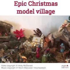 Epic Christmas model village