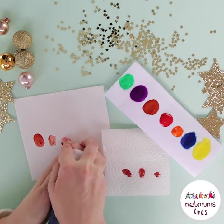 Fingerprint Christmas cards