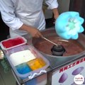 Amazing candy floss man