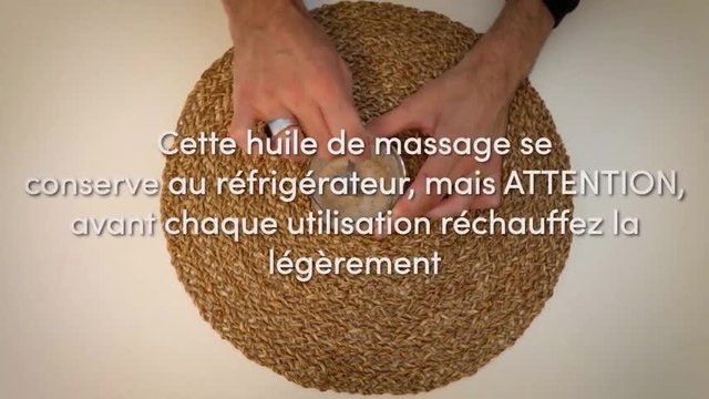 Do It Yourself, huile de massage pour muscles douloureux