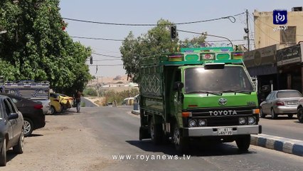 المباشرة بإنشاء تحويلات مرورية على طريق الشونة الجنوبية - الكفرين