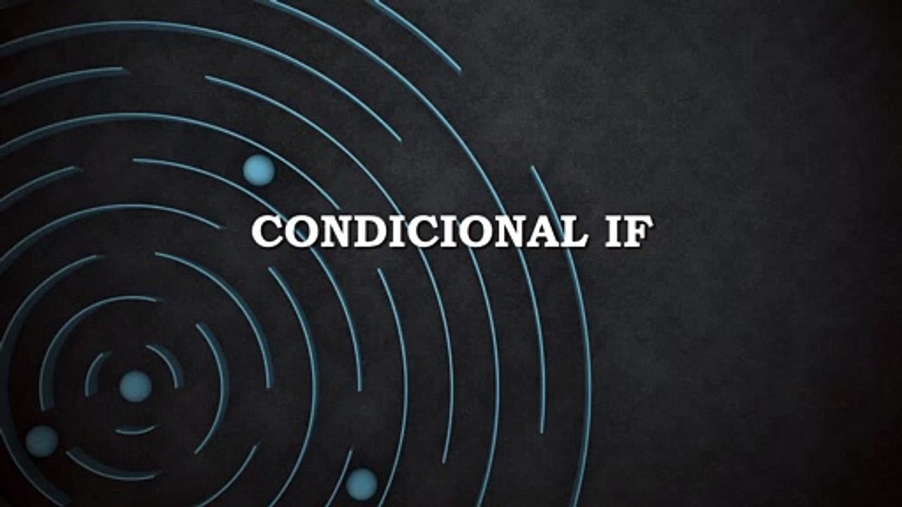 Condicional If