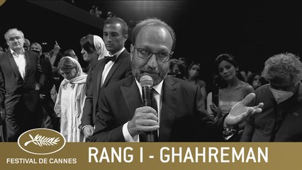 GHAHREMAN - RANG i - CANNES 2021 - VO
