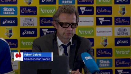 France - Galthié retient "la victoire et le comportement des joueurs"