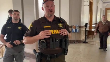 Army of cops arrive over cameraman in secured area refusing to id (EPIC FAIL)-7Stskf8R5FE