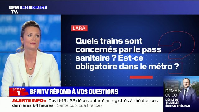 Quels trains sont concernés par le pass sanitaire ? BFMTV répond à vos questions
