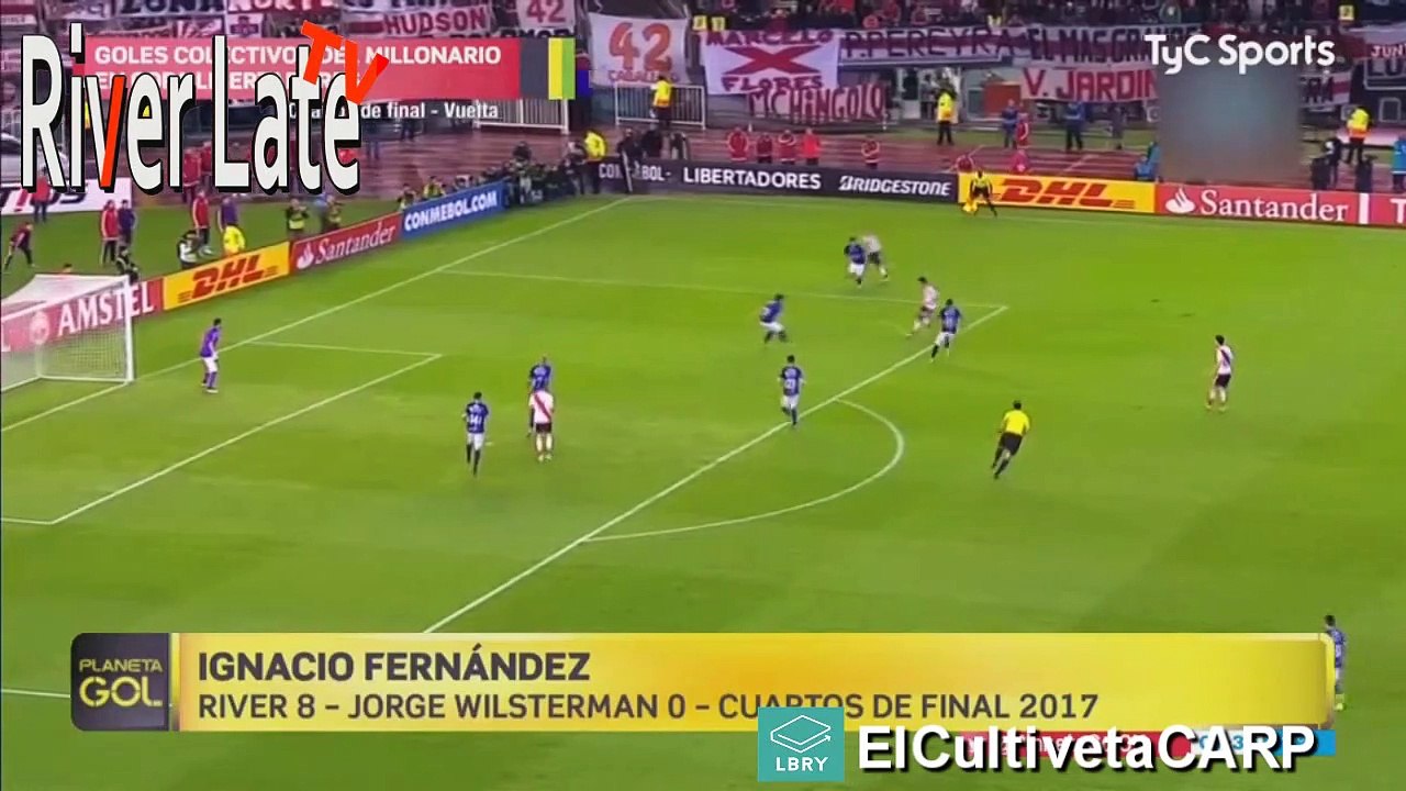 Goles colectivos de River en la Copa Libertadores ][ RiverLateTV