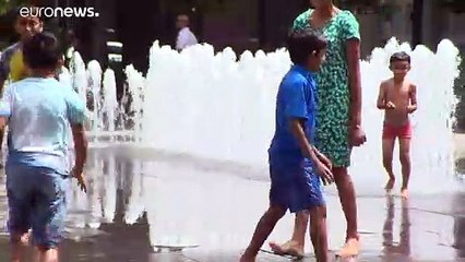 Fontänen im Dauerbetrieb: Ungarn sehnt sich nach Abkühlung