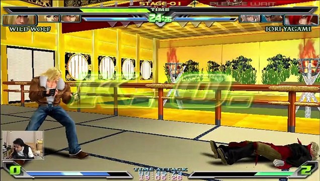 (PS2) KOF Maximum Impact Reg A - 04 - Team 4 - Wild Wolf, B.Jenet, Rock Howard ... why so hard! pt1