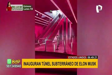 Inauguran túnel subterráneo de alta velocidad y se convierte un todo un éxito