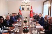 Çavuşoğlu, Azerbaycan Milli Meclisi Dışişleri ve ??Parlamentolararası İlişkiler Komitesi ??Başkanı Seyidov ile bir araya geldi